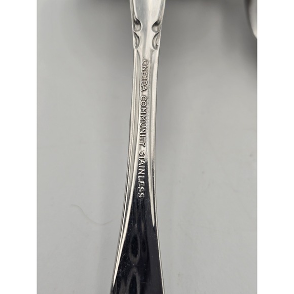 Oneida Chatelaine Set 4 Serving Pieces Spoon Community Stainless Flatware - Picture 5 of 6